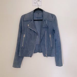 Massimo Dutti Suede leather jacket